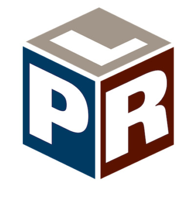 Lutheran Public Radio logo: a box with the letters L, P and R on it.